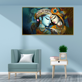 Vibrant Radha Krishna Artwork – Brighten Your Space Today